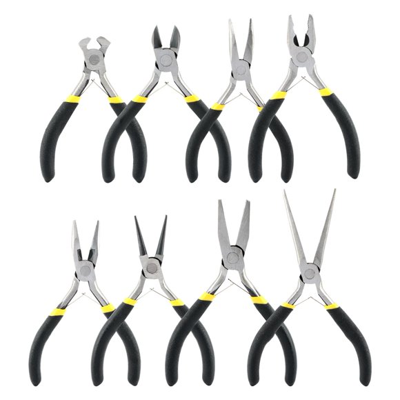 Juego de alicates Loyanger de 8 piezas – Kit de reparación y manualidades con punta larga