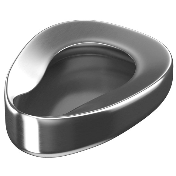 Bedpan AAProTools de acero inoxidable, firme y grueso, para pacientes