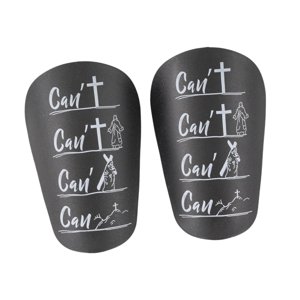 Ioensy - 2X Espinilleras De Fútbol Espinilleras De Fútbol Para Adolescentes Hombres Mujeres Protección De Espinilleras 8Cm X 5Cm