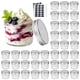 thumbnail image 1 of Frascos de vidrio Accguan 120 ml con tapas, juego de 40, plateados, 1 of 7