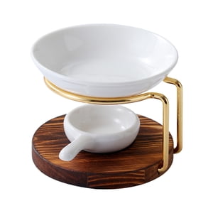 Bothyi - Quemador De Aceite Aroma Calentador De Aceite Difusor Comedor Quemador De Fusión De Cera Perfumada