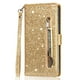 thumbnail image 1 of Funda para FOXDOCK Elegante funda Samsung Galaxy S22 Ultra 5G Glitter con cremallera-Ideal para el uso diario, 1 of 5