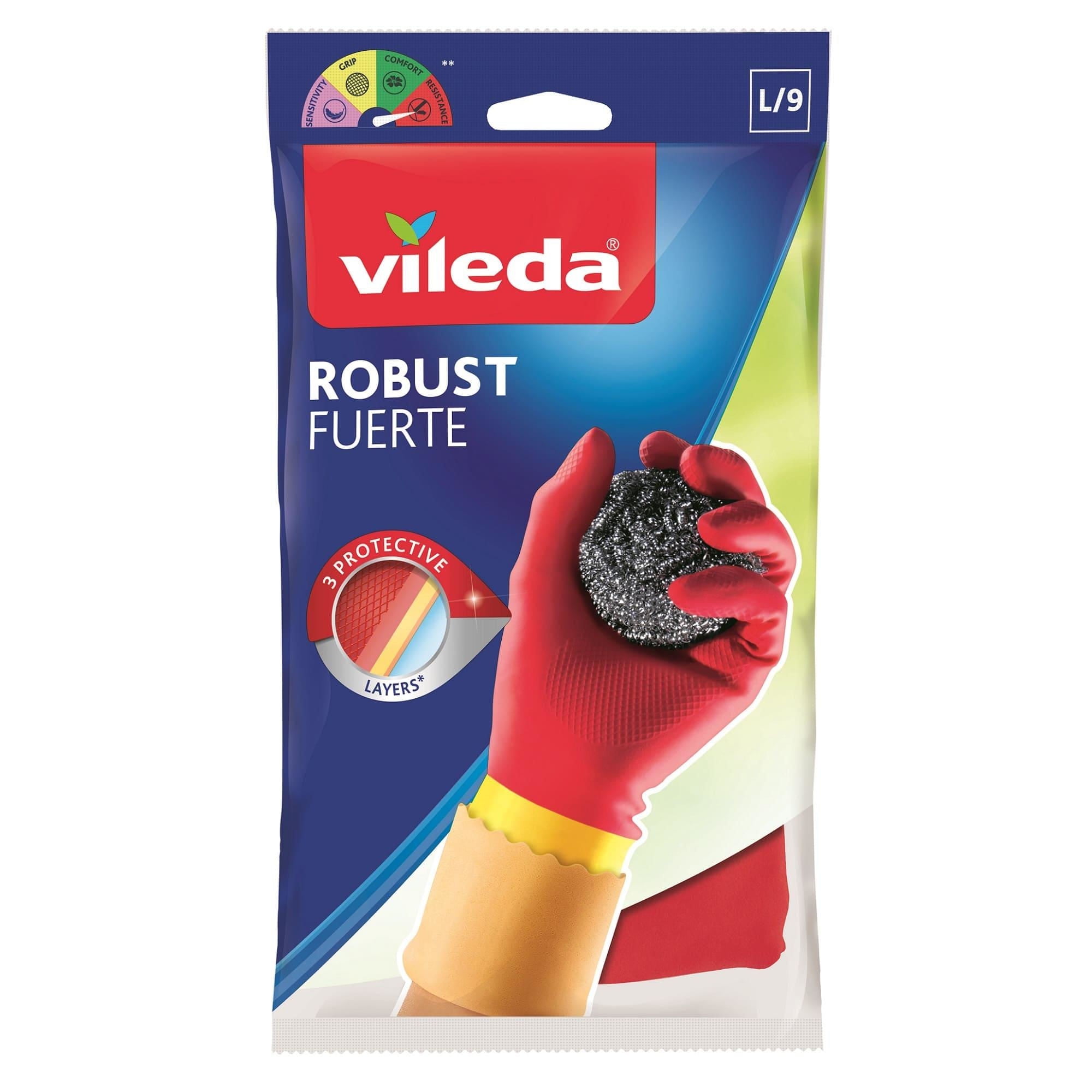 Vileda - Guantes Fuerte Talla L
