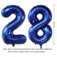 thumbnail image 2 of Globo número 28 EBAIJQUO de 40 pulgadas azul marino para fiesta, 2 of 7