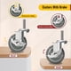 thumbnail image 4 of Caster Wheels Locking 7 62 Cm Juego De 4 Unidades Para Carro Color Gris, 4 of 9