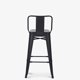 thumbnail image 4 of Taburete medio 66 Tolix Asiento metal c/resp Negro, 4 of 5