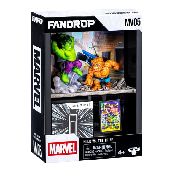 Diorama coleccionable Fandrop MV05 Hulk vs. The Thing