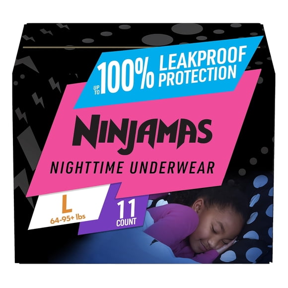 Ropa interior para mojar la cama por la noche, mima a ninjamas para niñas, L (6)