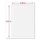 thumbnail image 5 of Sobres de laminado UNV84680 11 x 16 cm 5 mil 100 unidades, 5 of 5