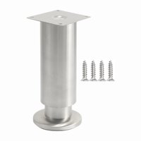 Magideal - Pata De Apoyo Para Cama, Pata De Mueble De Acero Inoxidable, Pata De Gabinete Resistente Y Resistente, Altura Ajustable Para Mesa De Café, Sofá, Silla 150Mm