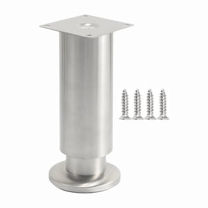 Magideal - Pata De Apoyo Para Cama, Pata De Mueble De Acero Inoxidable, Pata De Gabinete Resistente Y Resistente, Altura Ajustable Para Mesa De Café, Sofá, Silla 150Mm