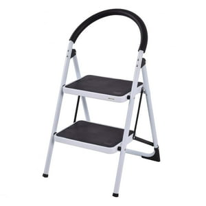 Escalera Plegable Costway Con Pedal Antideslizante, Capacidad De 150 Kg