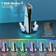 thumbnail image 2 of Soporte vertical para consolas PS5/PS5 Slim/PS5 Pro con estación de carga para dos mandos, 7 luces RGB, negro-Negro, 2 of 7