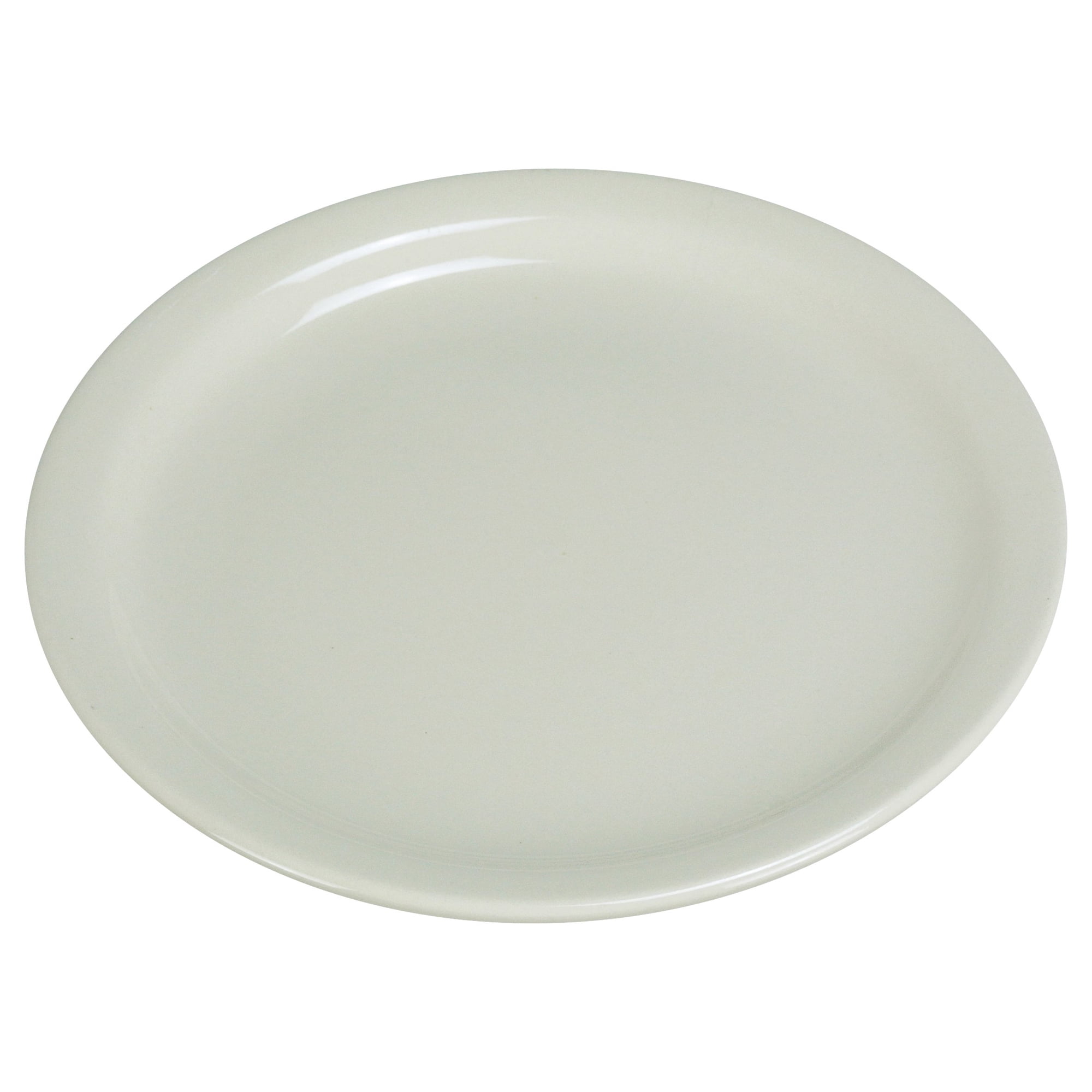Plato Yanco Nr-8 Normandy Con Borde Estrecho De 9 Cm, Color Blanco Americano
