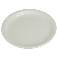 Plato Yanco Nr-8 Normandy Con Borde Estrecho De 9 Cm, Color Blanco Americano