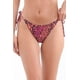 thumbnail image 1 of Bikini calzón colaless con amarras estampado negro, 1 of 2