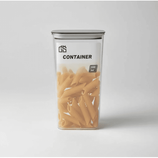Genérico - Frasco Contenedor Hermético Alimentos 1600ml Cocina Despensa