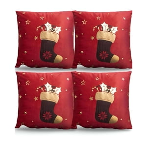 Genérico - Set De 4 Fundas De Cojin Para Navidad M14