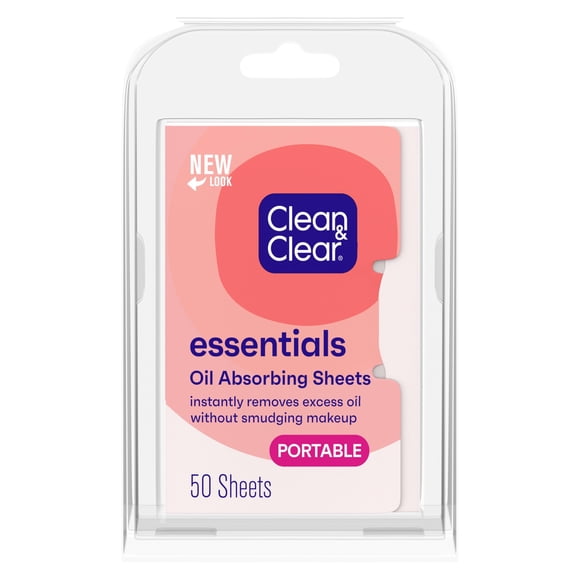 Toallitas Faciales Absorbentes de Aceite Clean & Clear Essentials - Pack de 6