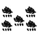 thumbnail image 4 of Paquete De 5 Tapones Para U?as De Gato Para Mascotas Gatos Patas Cuidado De U?as Garras Tapas Cubiertas L Negro, 4 of 5