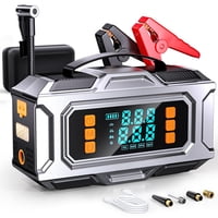 Unleivpe - Jump Starter Con Compresor De Aire De 8000 A, 12 V, Batería Externa De 2000 Mah