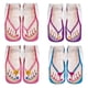thumbnail image 1 of 4 pares de calcetines tipo chanclas para mujer, divertidos y cómodos, novedosos, casuales, personalizados, de corte bajo, hasta el tobillo, 1 of 5