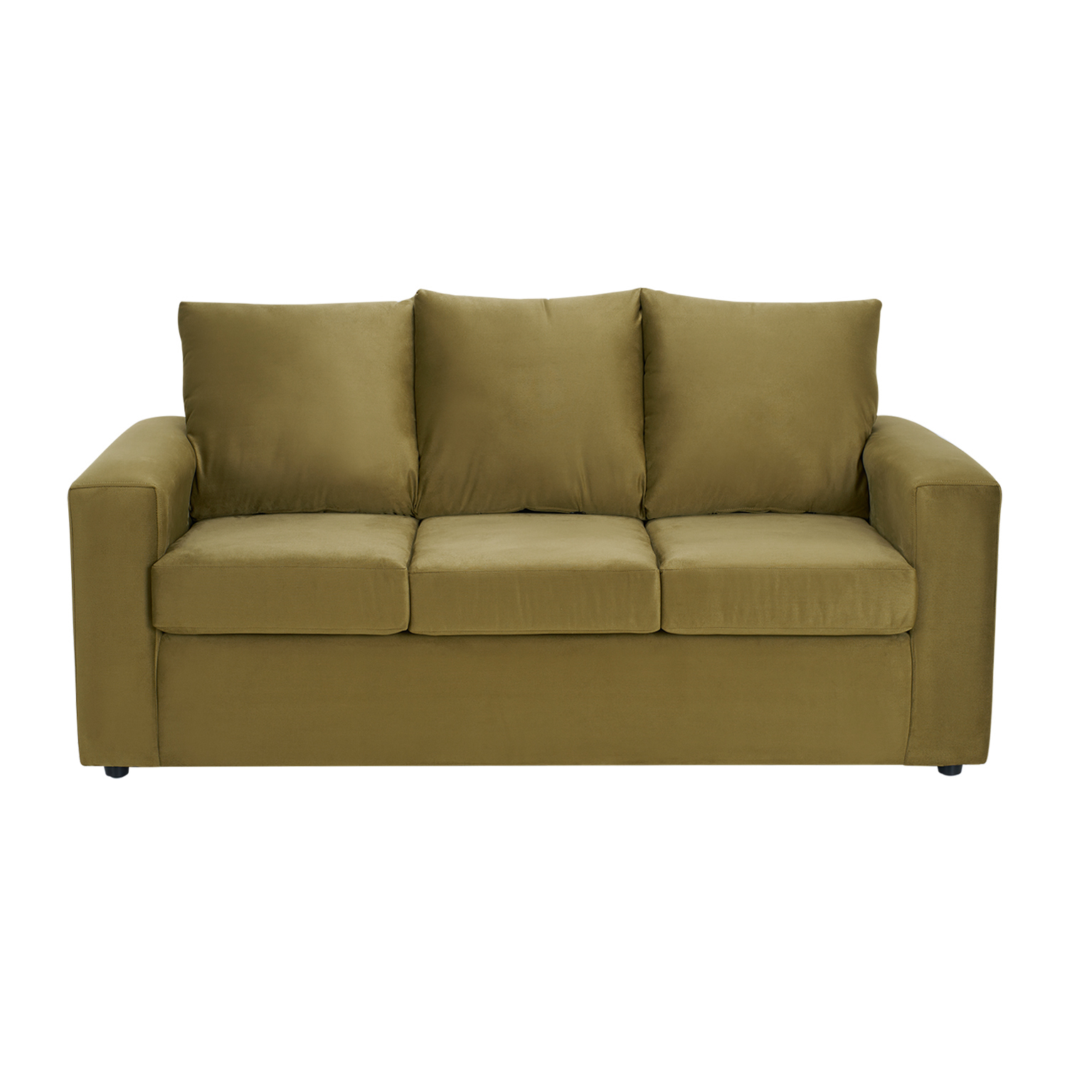 Bodevir - Sofa Kendy 3C Felpa 30 Verde Musgo