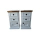 thumbnail image 1 of Velador Rustico Blanco Bicolor Consenza Pack, 1 of 3