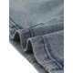 thumbnail image 5 of INSPIRE CHIC Vestido de Mezclilla para Mujer Regreso a Clases Conjunto de Maestra Vestido Camisero de Manga 3/4 con Botones Mini S Gris Azul, 5 of 6