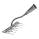 thumbnail image 4 of Garden Rake La césped aflojamiento práctico herramienta de mano de servicio pesado versátil y resistente para jardinería cultivación del patio al aire 7 dientes, 4 of 5
