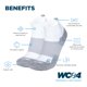 thumbnail image 5 of Calcetines OrthoSleeve WC4 de Compresión para Diabéticos - Pack de 3, 5 of 9