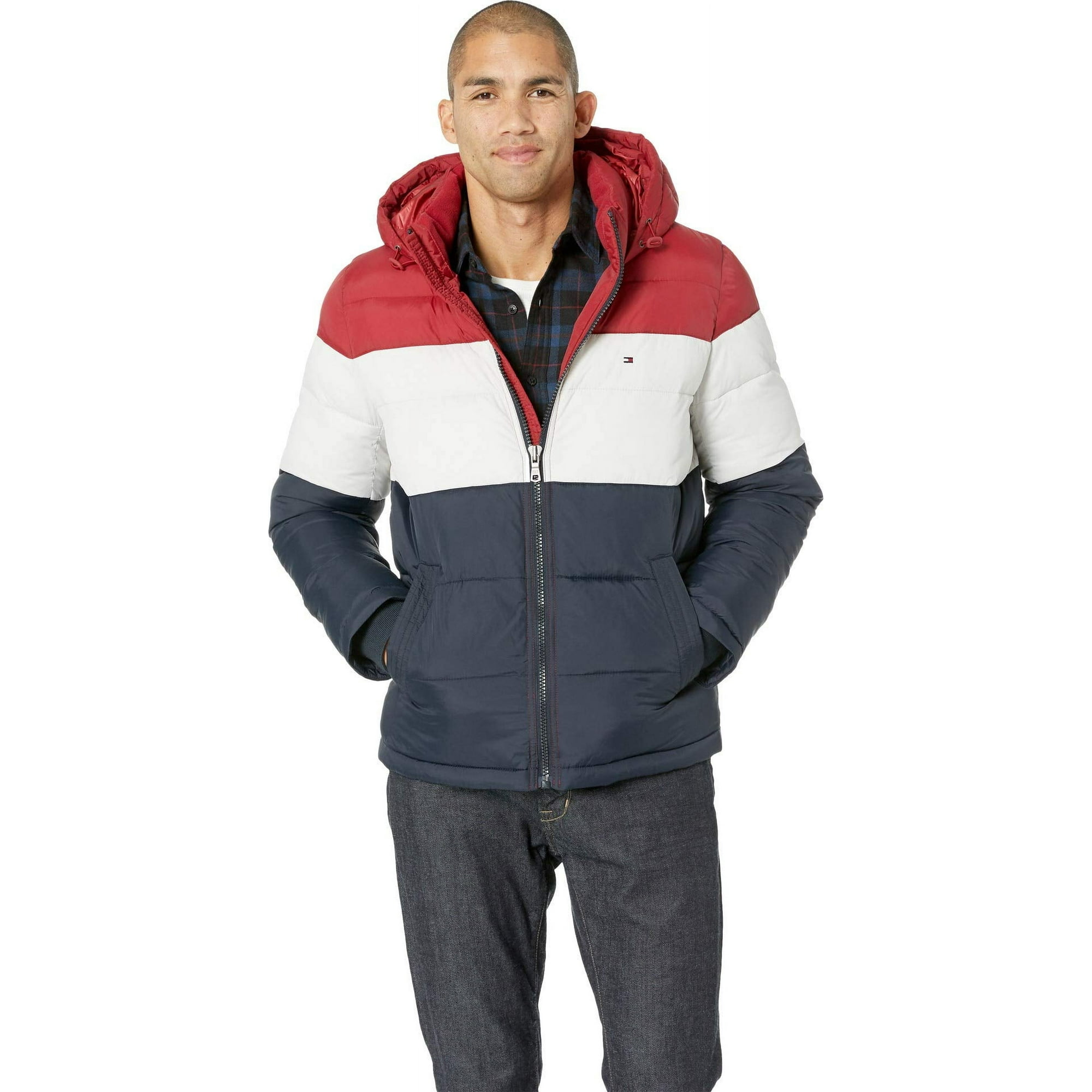 Chaqueta Tommy Hilfiger Con Capucha Y Plumas Acolchadas Para Hombre