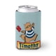 thumbnail image 1 of Timothy Va a la Escuela Funda enfriadora de latas, aislante de bebidas para mantener frías o calientes, funda térmica plegable para latas, portabebidas reutilizable, 1 of 6