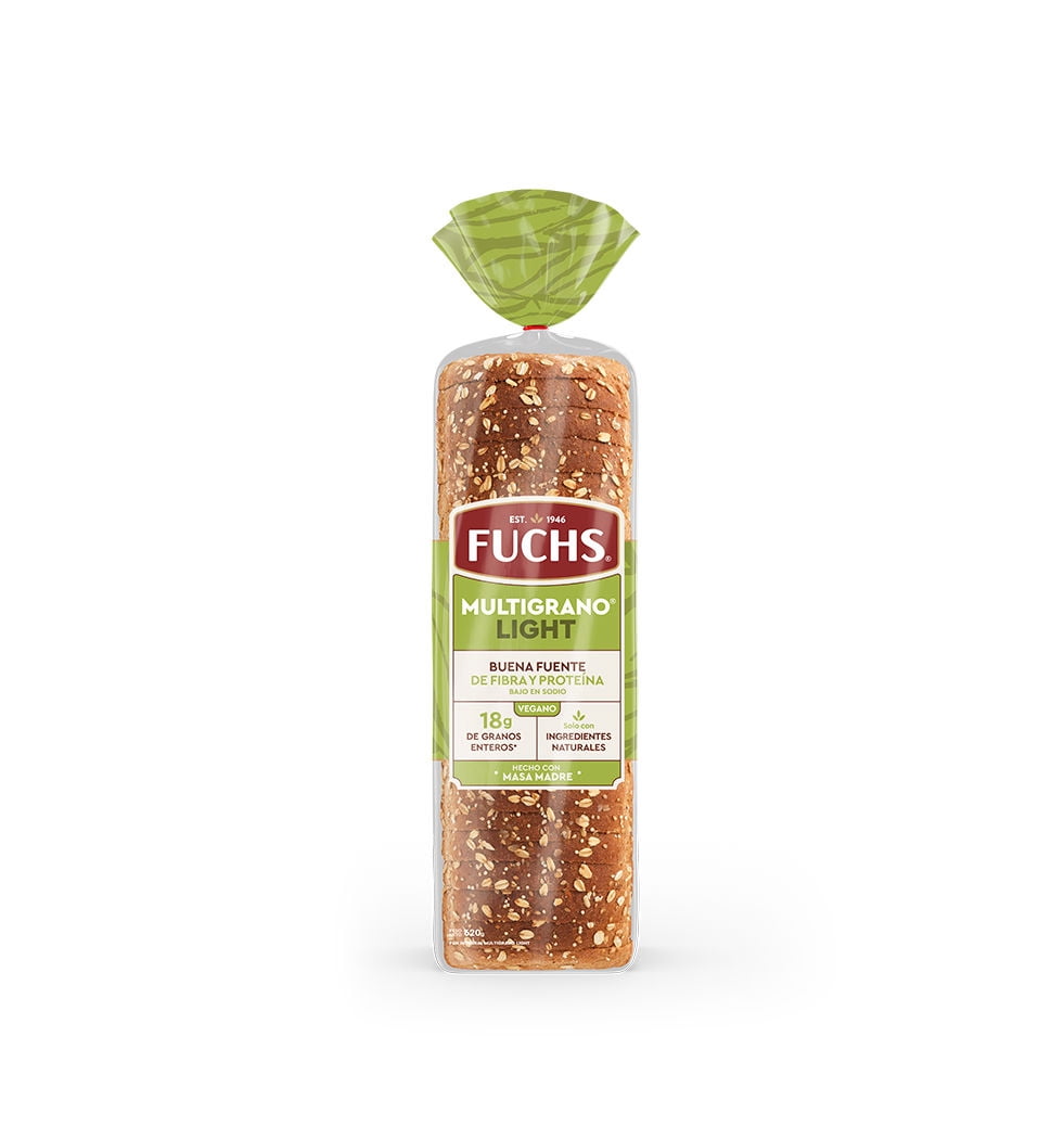 Pan De Molde Light Multigrano 620 g Fuchs