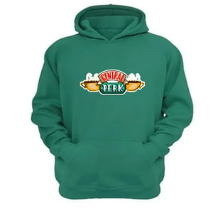 Genérico - Polerón Canguro Central Perk Verde Aguamarina Talla Xl Unisex