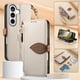 thumbnail image 3 of Funda tipo cartera FOXDOCK para Samsung Galaxy S26 con ranuras para tarjetas, soporte y cremallera - Pulsera larga Blanco, 3 of 5