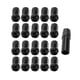thumbnail image 2 of Tuercas de rueda de 20 piezas con Accesorios para llaveros, piezas de reparación de acero al carbono forjado en frío, piezas de repuesto de extremo Negro M12x1.5, 2 of 5