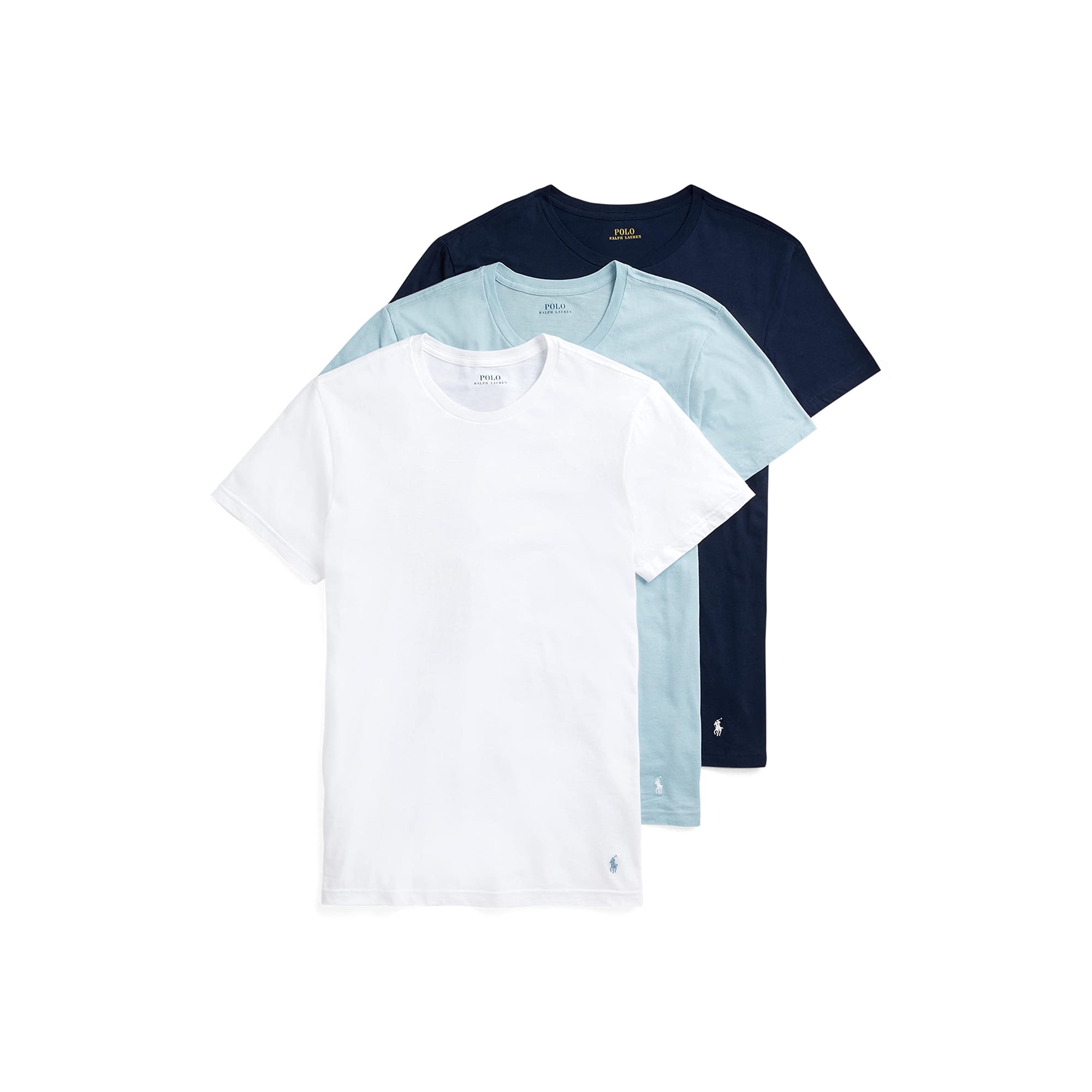 Camiseta Polo Ralph Lauren De Algodón De Corte Clásico Para Hombre, Paquete De 3