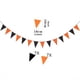 thumbnail image 1 of 1/2pcs, Halloween Pennant, Halloween Spider Banner Pull Flag, Halloween Party Decoration String Flag Black Bat Spider Round Piece Black Orange Triangle Felt Pull Flag, Halloween Decor, Halloween Party, 1 of 3