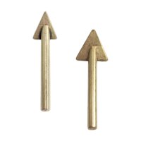 Magideal - Cabezal De Reparación De Soldadura De Plástico Reemplazo Duradero Rápido Fácil De Usar Eficiente Puntas De Cobre Portátiles De 80 Vatios Para Kayaks 2 Piezas