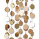 thumbnail image 4 of Guirnalda TTSAM 16 m de puntos circulares de papel con purpurina dorada, 4 of 7