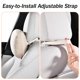 thumbnail image 3 of Almohada cervical para coche POKSRI 2 uds 30x19 cm gamuza ajustable, 3 of 9