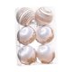 thumbnail image 2 of 6x Bolas De Navidad Adornos Colgantes De Navidad Decoraciones Colgantes Para árbol De Navidad Blanco 8cm, 2 of 5