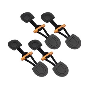 Magideal - Botones De Cierre De Palanca De Bocina De 4 Uds., Decoración De Ropa Con Botón De Costura, Sujetadores De Botón Diy Para Chaqueta Cortavientos, Capa, , Negro