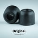 thumbnail image 2 of Almohadillas COMPLY 400 Core Series de espuma viscoelástica – color negro, 2 of 7