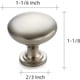 thumbnail image 3 of Perilla Ravinte redonda de zinc de 1 1/6 pulgadas, 3 of 3