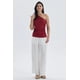 thumbnail image 4 of Polera Mujer Asimétrico Rojo Oscuro, 4 of 4