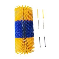 Magideal - Cepillo Para Rascar Ganado, Cepillo Para Rascar Ganado, Cepillo Para Rascar La Espalda De Los Animales, Cepillo Para Caballos, Rascador Para Ganado Amarillo Azul