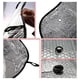 thumbnail image 4 of Cubre Sol Parabrisa Auto Plegable Reflector Grande Calidad gris, 4 of 6