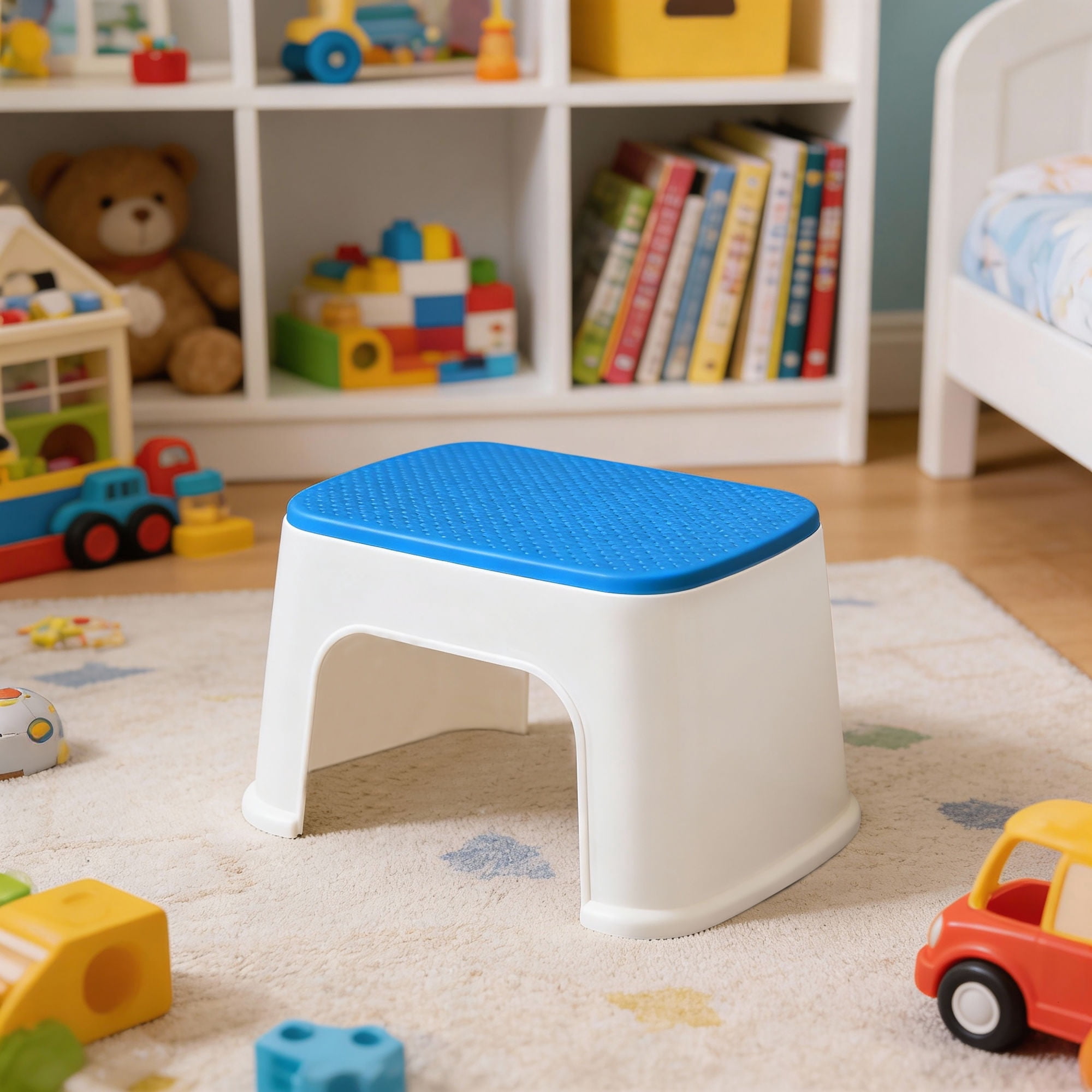 Piso Infantil Antideslizante 35.8x26x20 Cm Celeste
